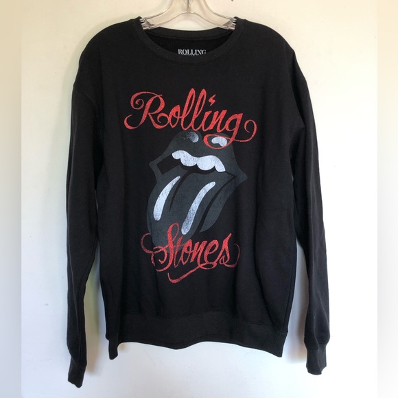 The Rolling Stones Black Graphic Sweatshirt - Picture 3 of 5